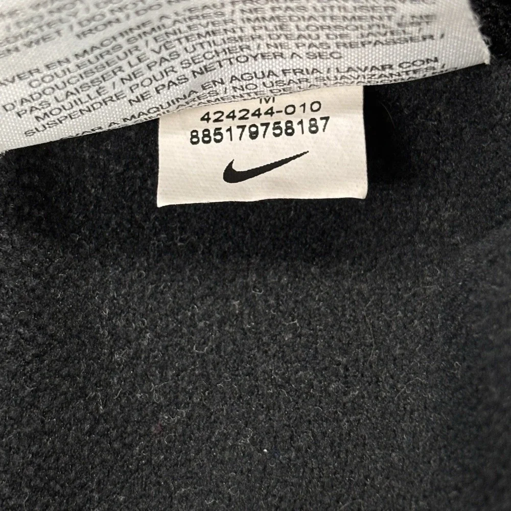 Nike Running club fleece Joggers Mens M Dri-Fit black Ankle Zip Reflective‎